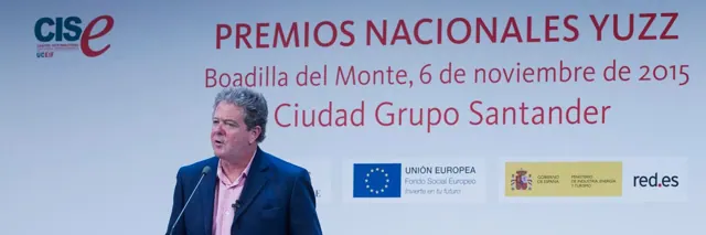 Entrega dels premis nacionals del Programa YUZZ a la ciutat finançera Santander